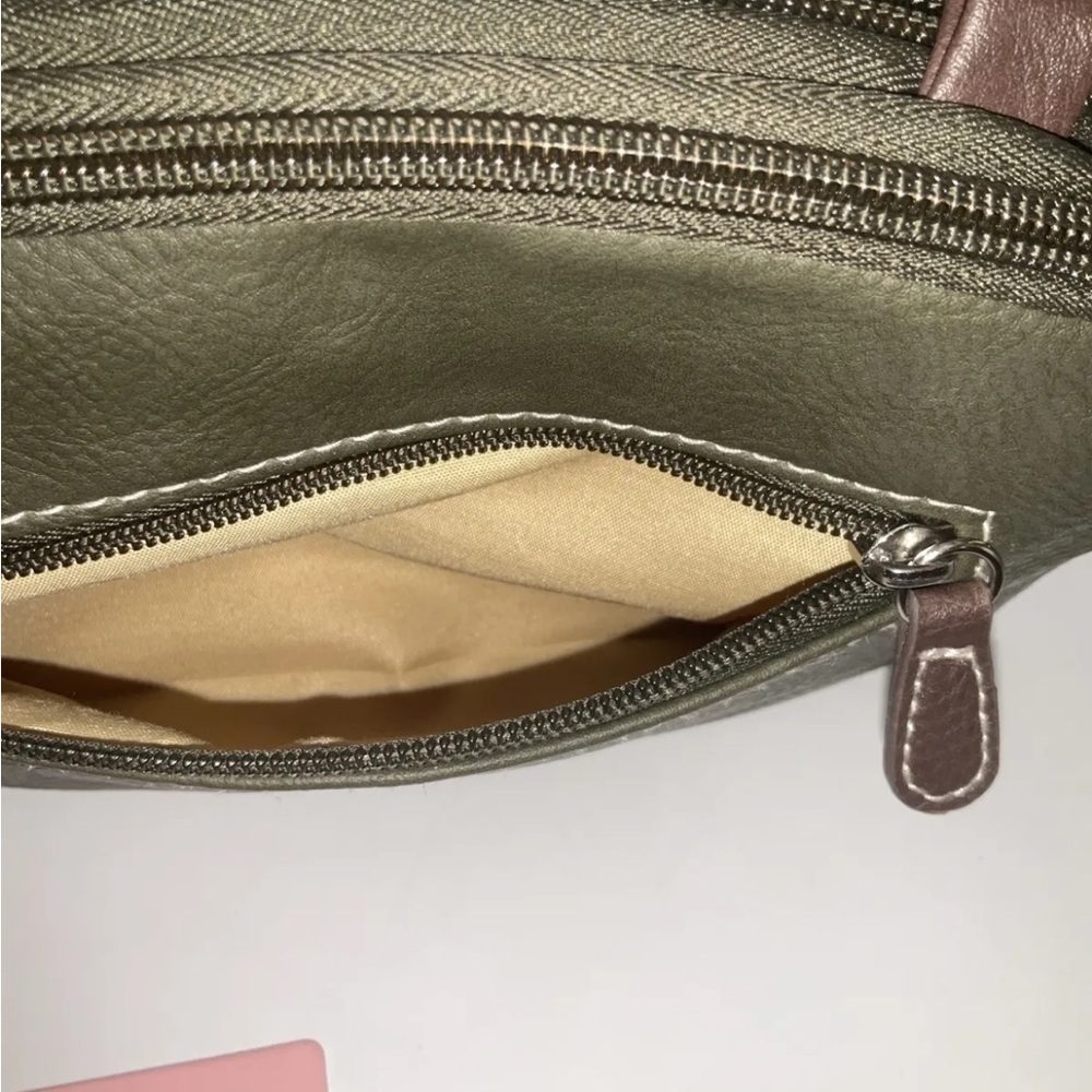 Stone Mountain USA Crossbody Purse Olive/Brown/Bone - Picture 4 of 14
